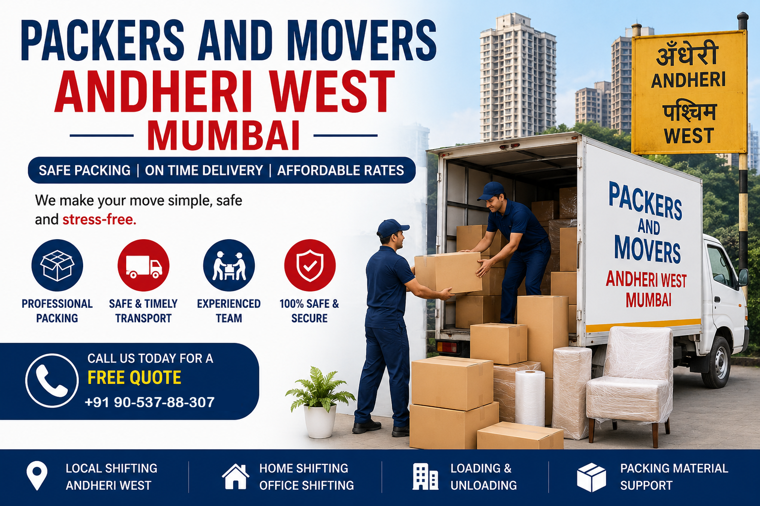 Packers and Movers Andheri West Mumbai - Writer International
