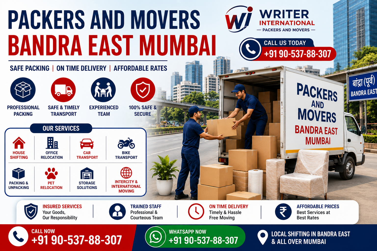 Packers and Movers Bandra East Mumbai
