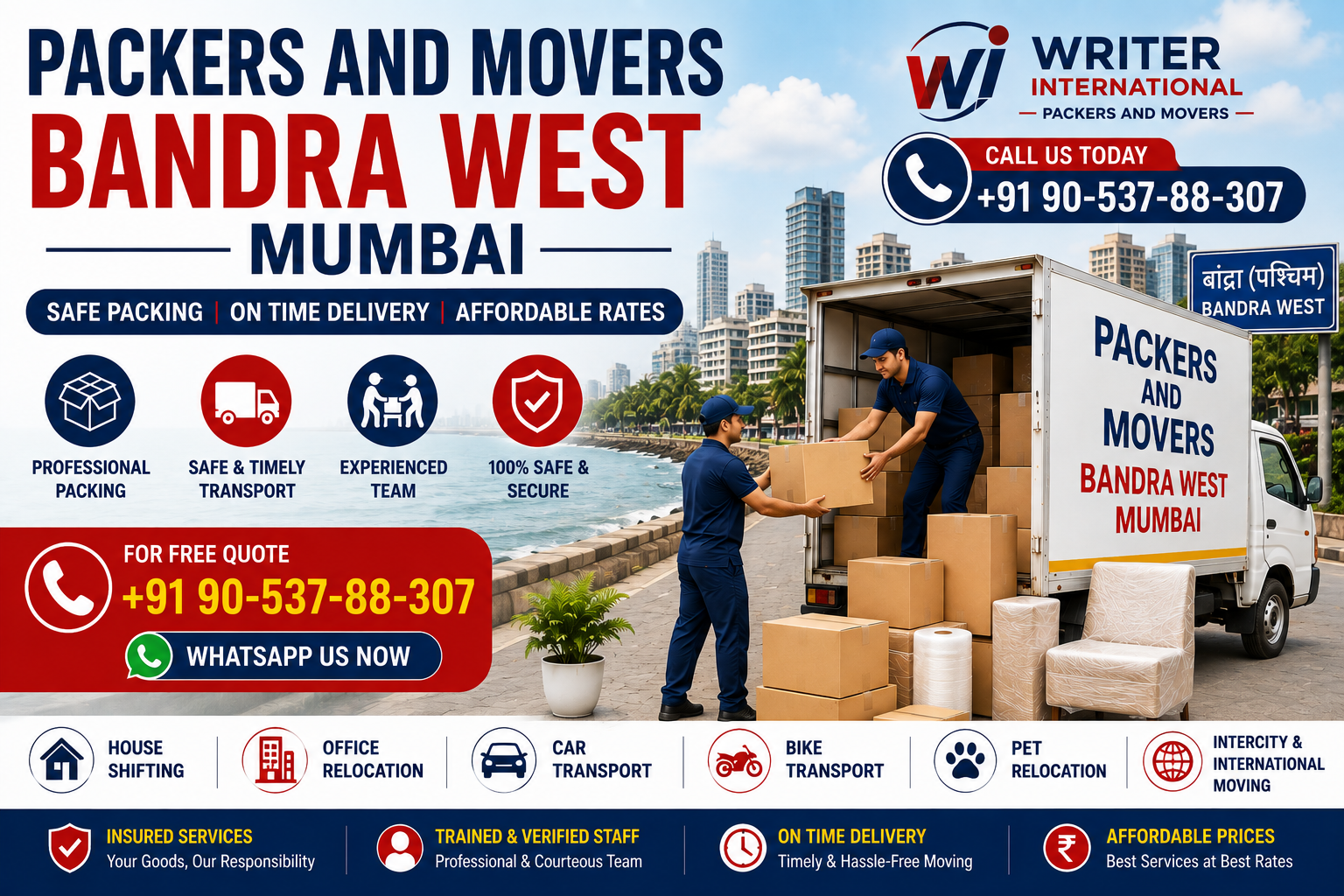 Packers and Movers Bandra West Mumbai